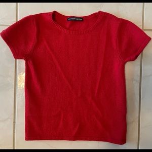 Brandy Melville Red Sweater Top